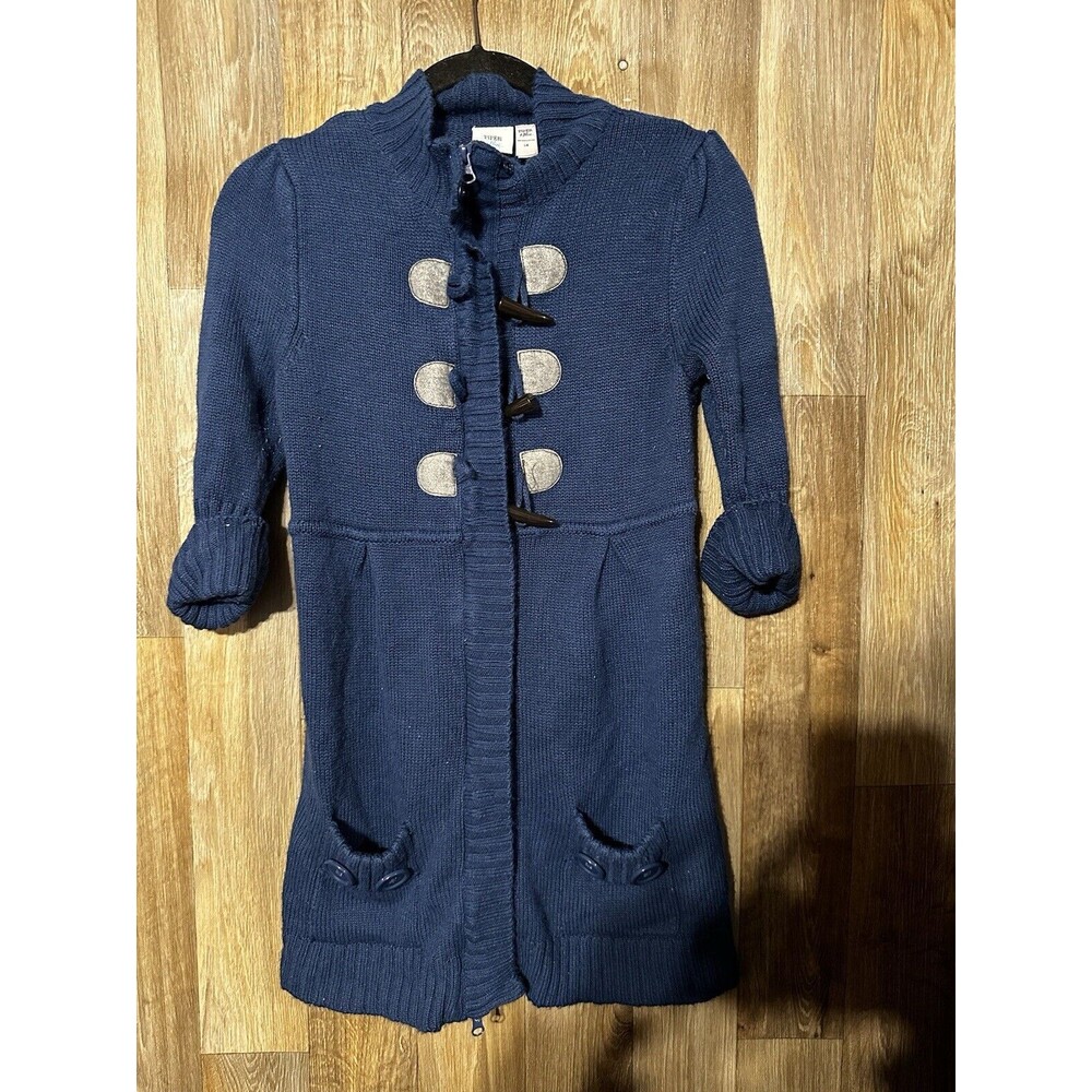 Piper Blue Vintage  Big Girls Sweater Size Large